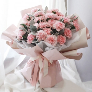 敬爱-33朵粉康乃馨花束