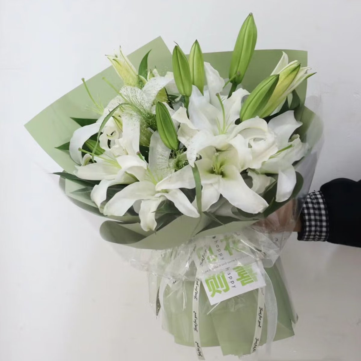 倾心的爱-19朵白香水百合