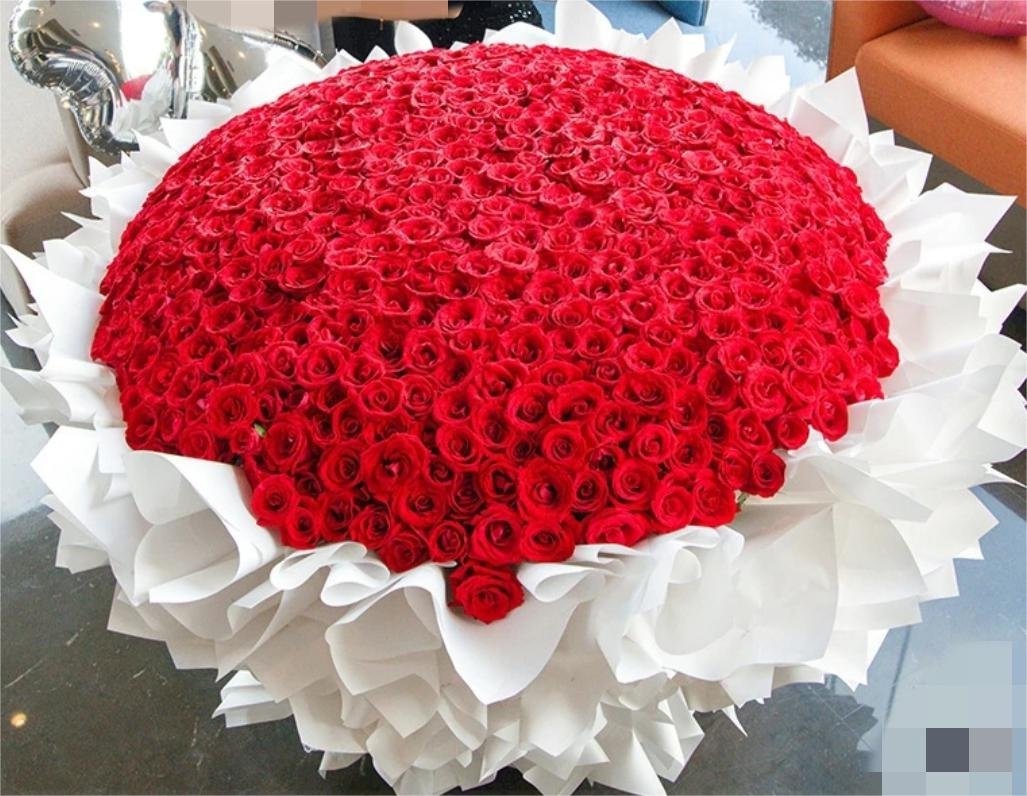 爱的礼物--999支精品红玫瑰 - 爱花客同城送花鲜花礼品