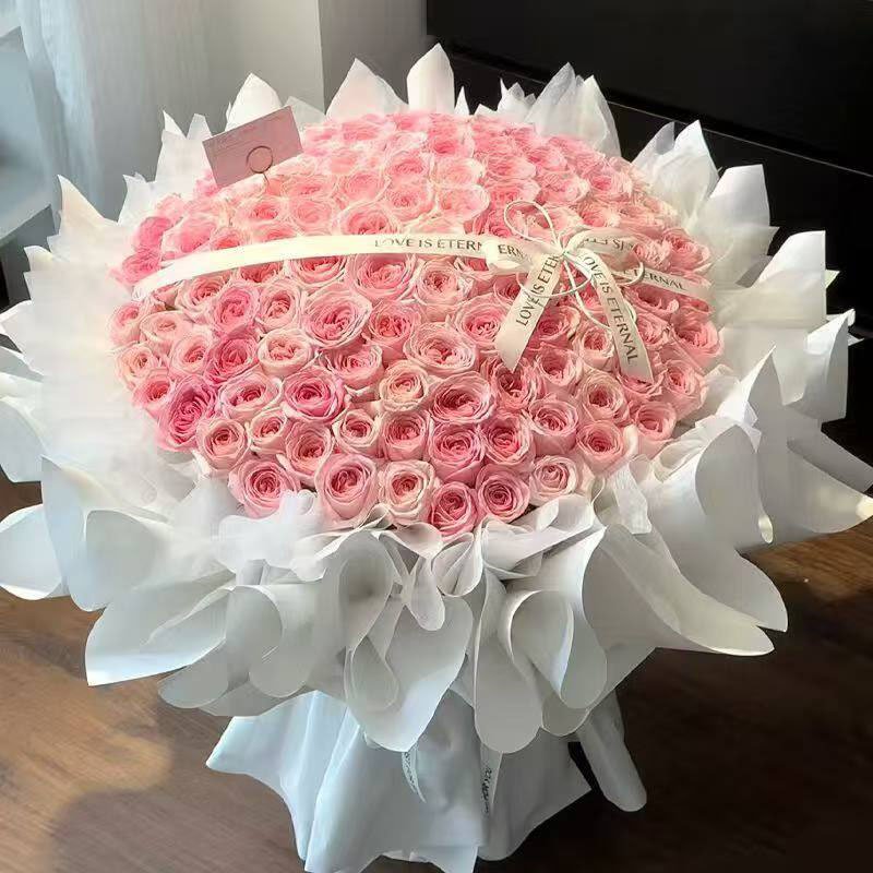 199的爱盼-199朵粉玫瑰 - 爱花客同城送花鲜花礼品